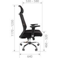 CHAIRMAN 555 LUX (черный) Image #5