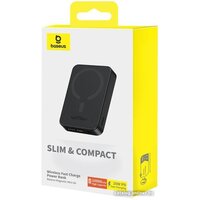 Baseus Magnetic Mini Air Wireless Fast Charge Power Bank 20W 10000mAh (черный) Image #19