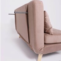 DiArt Элли 140 (велюр, бежевый Велютто люкс 22 /бук) Image #10