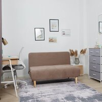 DiArt Элли 140 (велюр, бежевый Велютто люкс 22 /бук) Image #14