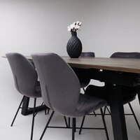 ОКА Сангай 136-196x80x80 (дуб галифакс/черный) Image #8