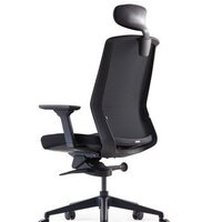 Bestuhl J1 Black Pl с подголовником и подлокотником (черная сетка/черная ткань) Image #4