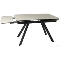 Аврора Леон 120-184x80 (камень слоновая кость/черный матовый) Image #5