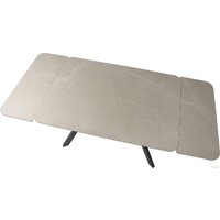 Аврора Леон 120-184x80 (камень слоновая кость/черный матовый) Image #3