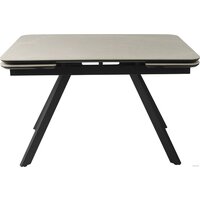 Аврора Леон 120-184x80 (камень слоновая кость/черный матовый) Image #4