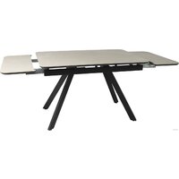 Аврора Леон 120-184x80 (камень слоновая кость/черный матовый) Image #6