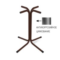 Sheffilton SHT-TU7-1/60/60 ЛДСП (коричневый муар(цинк)/черный/дуб сонома) Image #5