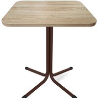 Sheffilton SHT-TU7-1/60/60 ЛДСП (коричневый муар(цинк)/черный/дуб сонома) Image #1