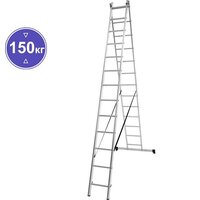 Новая высота NV 122 алюминиевая двухсекционная 2x13 ступеней