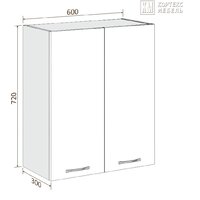 Кортекс-мебель Корнелия Лира ВШ60с (оникс) Image #2