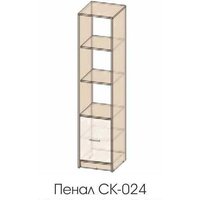 Интерлиния СК-024 без витрины (дуб сонома/дуб белый) Image #2