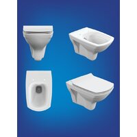 Cersanit Carina New Clean On с инстал. Link Pro (с кнопкой Twins 64117 стекло черный) Image #10