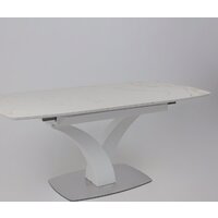 Аврора Нотр Дам Moderne 1400/1800x850 (камень белый Calacata vagli/белый муар) Image #7