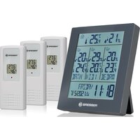 Bresser Temeo Hygro Quadro Prestige с тремя датчиками 78585 (белый)