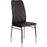 AksHome Adele (экокожа, черный APU-004/хром)