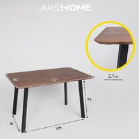 ОКА Майон 120x80x74 (дуб мореный/черный) Image #18