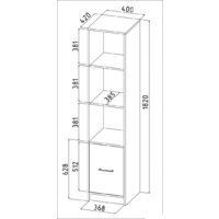 Интерлиния СК-024 без витрины (дуб венге/дуб молочный) Image #2