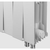 Royal Thermo PianoForte 300 Silver Satin (10 секций) нижнее подключение Image #3