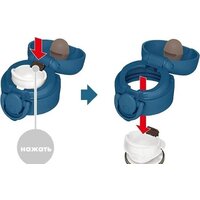 THERMOS JNR-502 LTD BLG 500мл (эгейский синий) Image #6