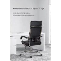 SitUp Mike chrome (экокожа Black/Black) Image #7