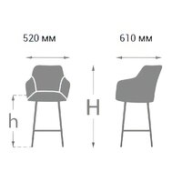 Гальваник Бергамо (эмаль черный муар/Catania Silver) Image #9