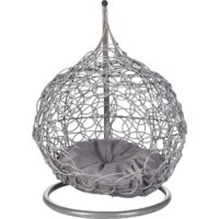 BiGarden кокон из искусственного ротанга (серый)