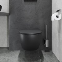 Lauter с инсталляцией Sulzdorf с микролифтом и кнопкой смыва 219704HD (белый/черный) Image #18