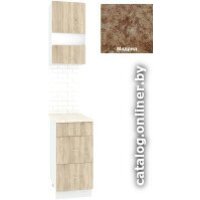 Кортекс-мебель Корнелия Экстра 40р3ш правый (дуб сонома/мадрид) Image #1