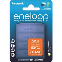 Panasonic Eneloop AA BK-3MCDE/4CP+case (4 шт)