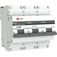 EKF ВА 47-100 3P 100А (C) 10кА PROxima mcb47100-3-100C-pro