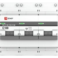 EKF ВА 47-100 3P 100А (C) 10кА PROxima mcb47100-3-100C-pro Image #4