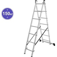 Новая высота NV 122 алюминиевая двухсекционная 2x7 ступеней Image #1