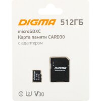 Digma MicroSDXC Class 10 Card30 DGFCA512A03 Image #1