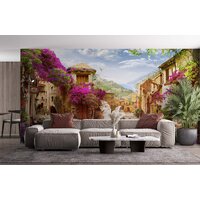 ФабрикаФресок Фреска Античная улочка с сиренью 114265 (400x265) Image #4