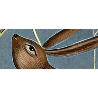 ФабрикаФресок Зайцы в цветах Афреска 566270 (600x270) Image #2