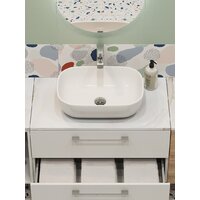 Cersanit Столешница Stone Aura 63857 (светло-серый сатиновый) Image #5