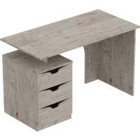 Мебельград Соренто 120x60x75 см (дуб бонифаций/кофе структурный матовый)