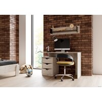 Мебельград Соренто 120x60x75 см (дуб бонифаций/кофе структурный матовый) Image #2