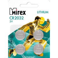 Mirex CR2032 4 шт CR2032-E4