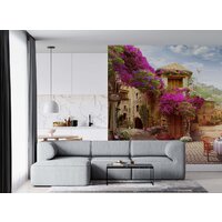 ФабрикаФресок Фреска Античная улочка с сиренью 113265 (300x265) Image #4