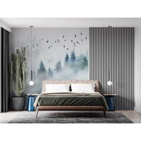 ФабрикаФресок Светлый туманный лес 013265 (300x265) Image #4