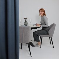 Мамадома Ronaldo-120 раздвижной 120-160 (patagonoa bianco gloss premium cer/черный) Image #2