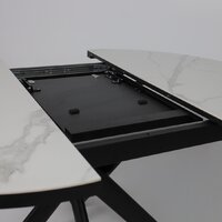 Мамадома Ronaldo-120 раздвижной 120-160 (patagonoa bianco gloss premium cer/черный) Image #11