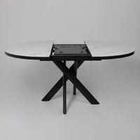 Мамадома Ronaldo-120 раздвижной 120-160 (patagonoa bianco gloss premium cer/черный) Image #16