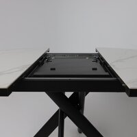 Мамадома Ronaldo-120 раздвижной 120-160 (patagonoa bianco gloss premium cer/черный) Image #12