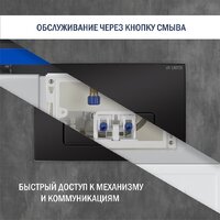 Lauter Sulzdorf с микролифтом и кнопкой смыва 219704F (белый/черный) Image #18