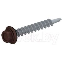 Starfix Кровельный по металлу 4.8х19 шайба с прокл. PT3 SM-22690-7000 (7000шт, оцинкованный, RAL 8019 серо-коричневый)