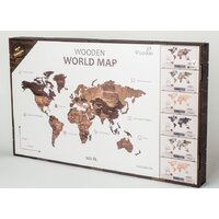 Woodary Карта мира XXL 3150 (3 уровня, venge) Image #11
