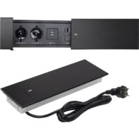 AKS Hollander выдвижной (2 розетки, черный) Image #2