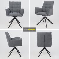 AksHome Coco (серый/черный) Image #3